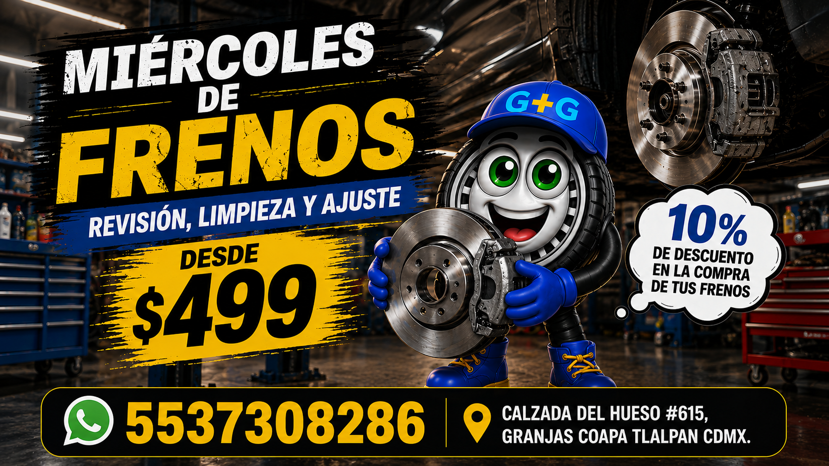 FRENOS OFERTA G+G